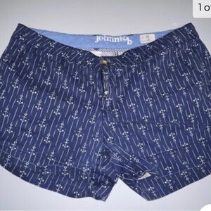 Johnnie B Blue Anchor Beach Boat Chino Shorts size 28